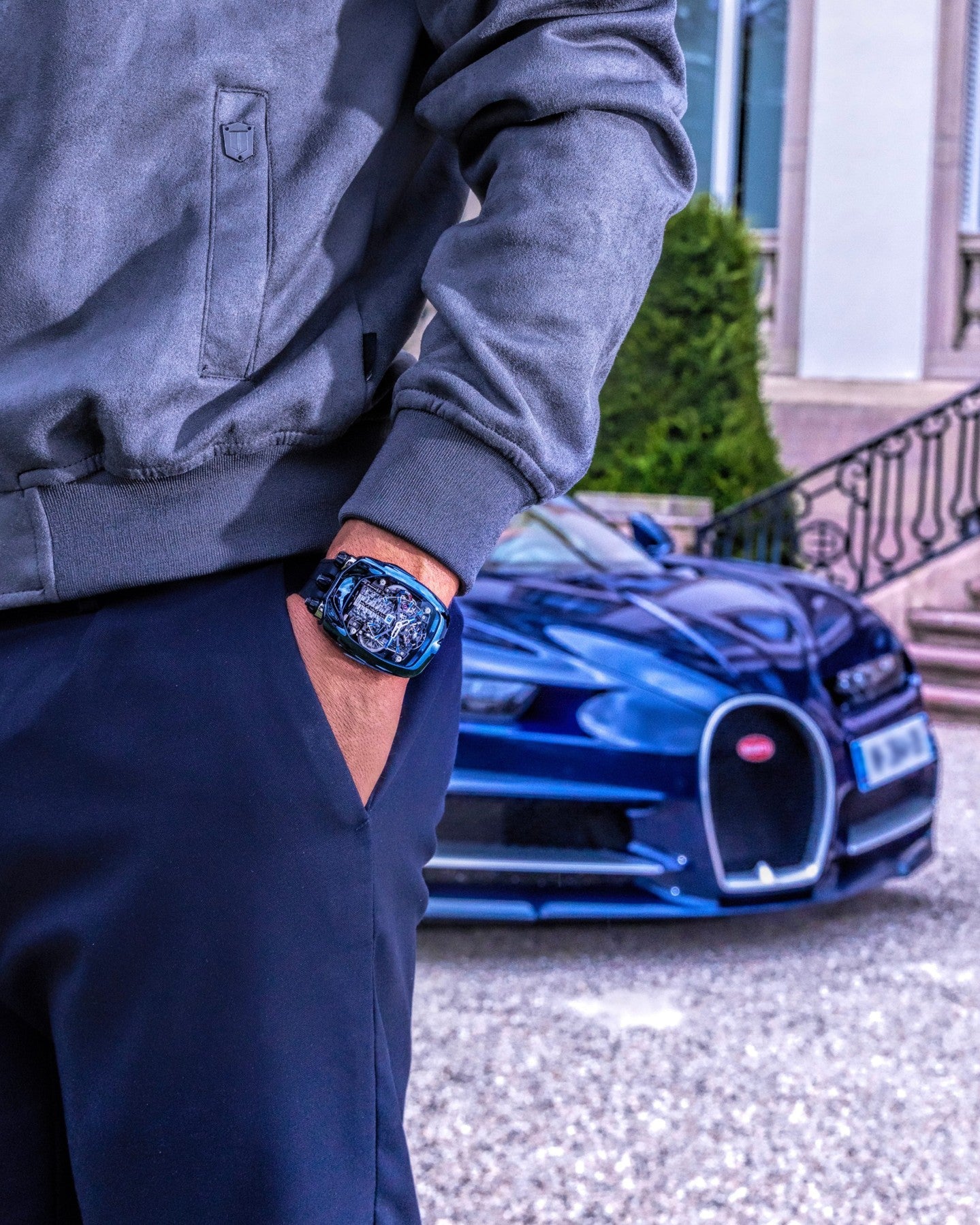 Limited Edition Jacob & Co. Bugatti Chiron Tourbillon watch (G00)