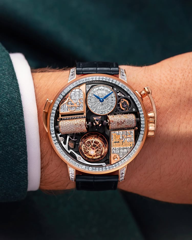 Limited Edition Jacob & Co. Opera Godfather Baguette watch (G00)