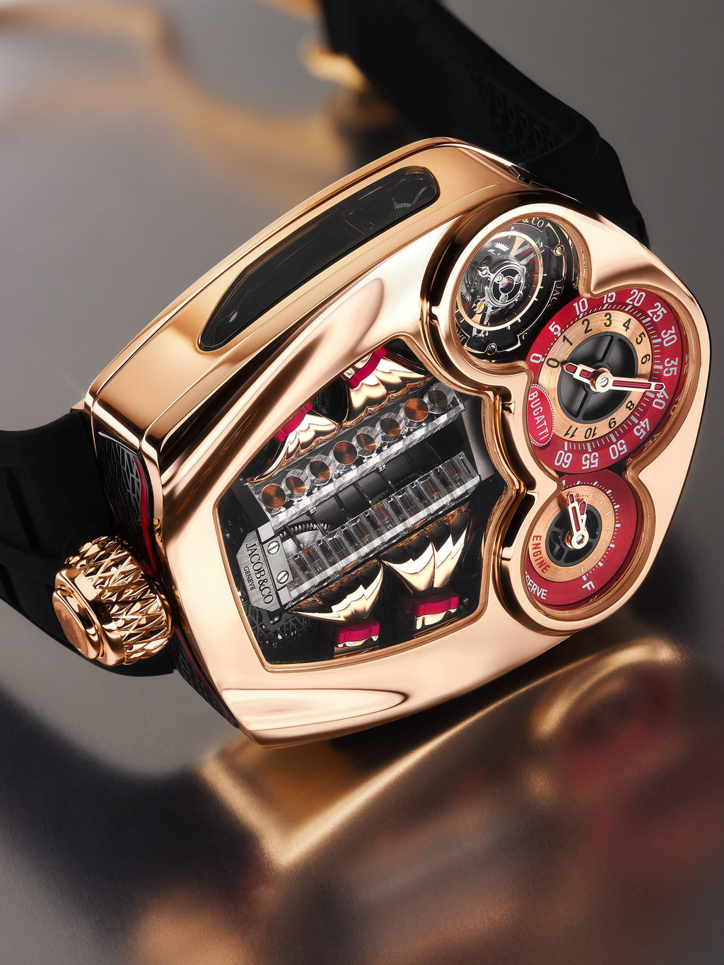 Limited Edition Jacob & Co. Bugatti Tourbillon watch (G00)