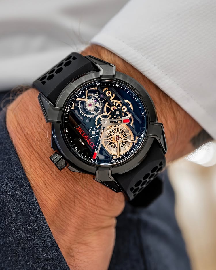 Limited Edition Jacob & Co. Epic X Skeleton manual winding watch (G00)