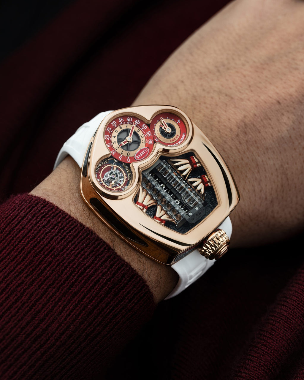 Limited Edition Jacob & Co. Bugatti Tourbillon watch (G00)