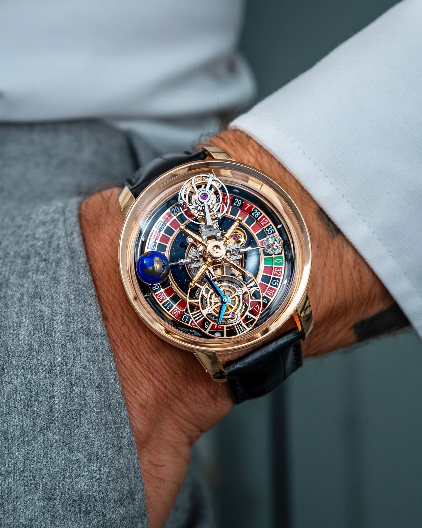 Limited Edition Jacob & Co. Astronomia Casino watch (G00)