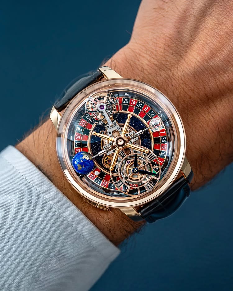 Limited Edition Jacob & Co. Astronomia Casino watch (G00)
